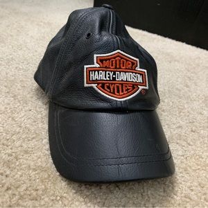Harley Davidson Leather Dad Hat